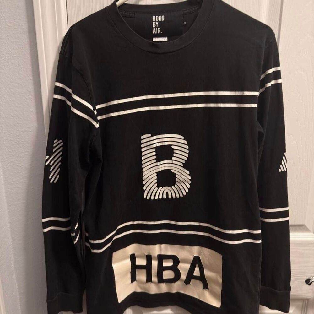 (2014-2015) Hood By Air Long Sleeve Tee - Black - M